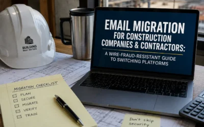 Email Migration for Construction Companies & Contractors: A Wire-Fraud-Resistant Guide to Switching Platforms
